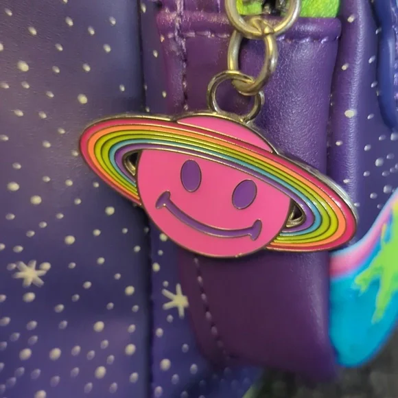 Lisa Frank Alien Loungefly Bag Zoomer And Zorbit - Picture 6 of 11